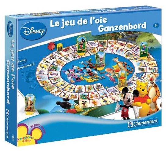 Clementoni Brettspiel – Gänsespiel Disney – Gesellschaftsspiel für die Familie – Kinder ab 6 Jahren