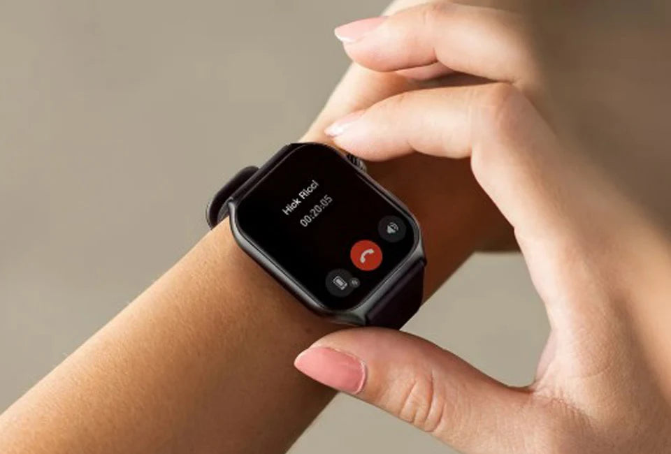 Vlectro Smartwatch 2.0 – Rechteckig – 2 Zoll HD – Telefonieren über Bluetooth – Schwarz