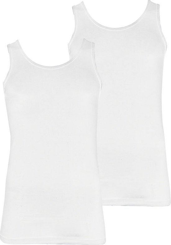 Bambus - Herrenhemden - Herrenunterhemd - 2er-Pack - Weiß - XXL - Herren Tanktop - Herren Singlet - Bambus - Apollo