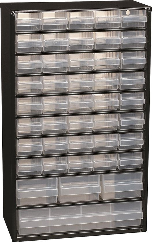 Raaco Metall-Schubladenschrank Mit 44 Schubladen Inkl. 10 Unterteilungen