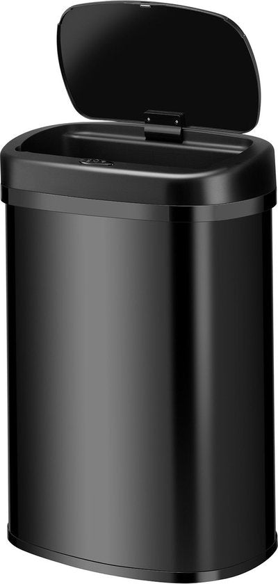 Automatischer Abfallsammler / Abfallsammler / Sensorabfallsammler - 50 Liter - Schwarz - Rechteckig