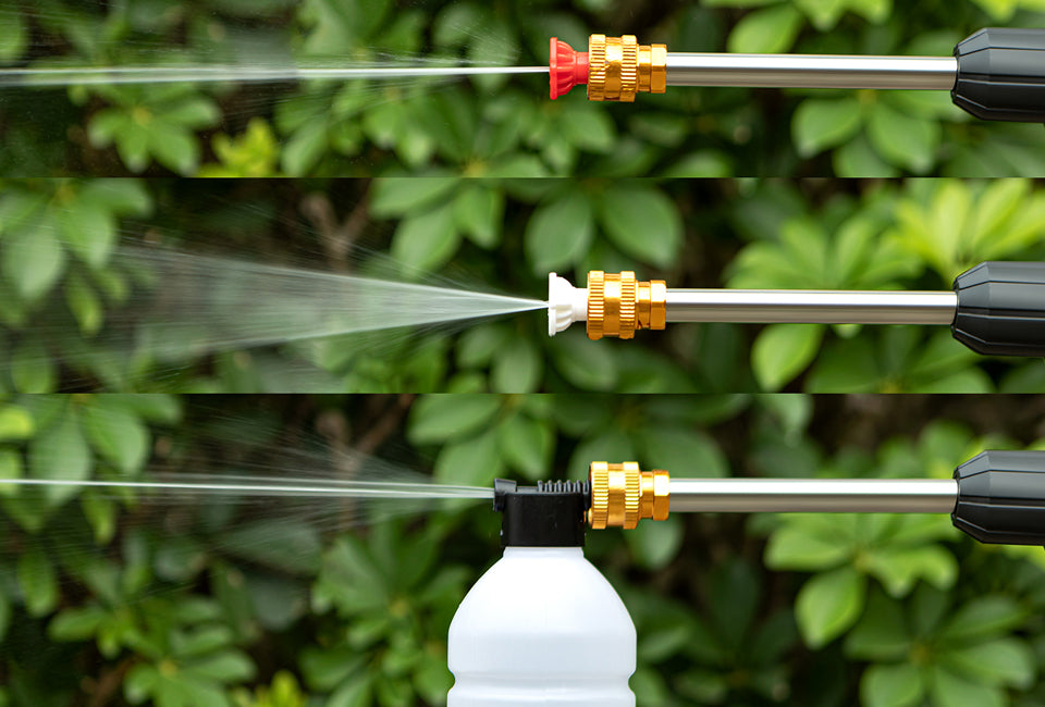 Hortensus 3-in-1 Hochdruckreiniger - Kabellos mit Akku - Kompakt und tragbar