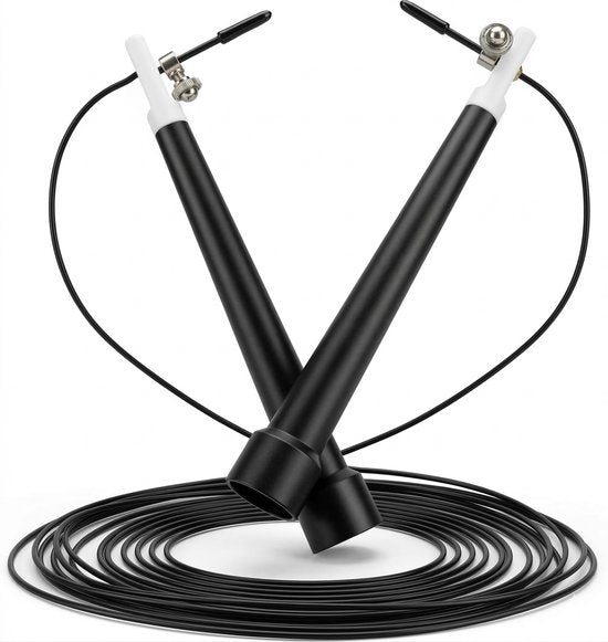 FitBoostR Verstellbares Springseil für Erwachsene – Professionelles Speedrope für Fitness, Boxen und Crossfit – 3 Meter