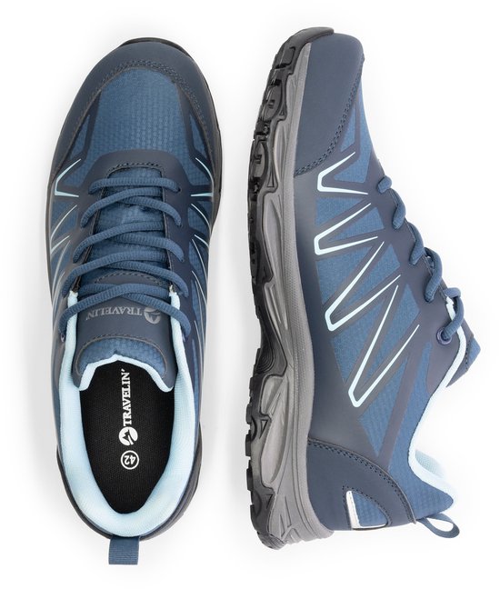 Travelin' Nalden Herren – Niedrige Wanderschuhe – Wasserdicht – Blau – Größe 40
