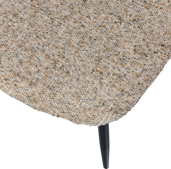 Esszimmerstuhl Marije - Chenille - Natur - 4er Set