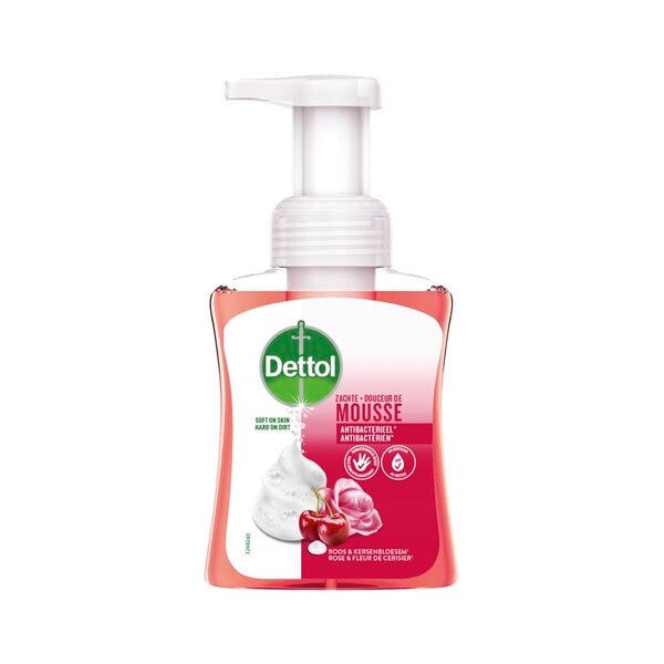 Dettol Touch of Foam Handseife – Rose & Cherry in Bloom – 250 ml