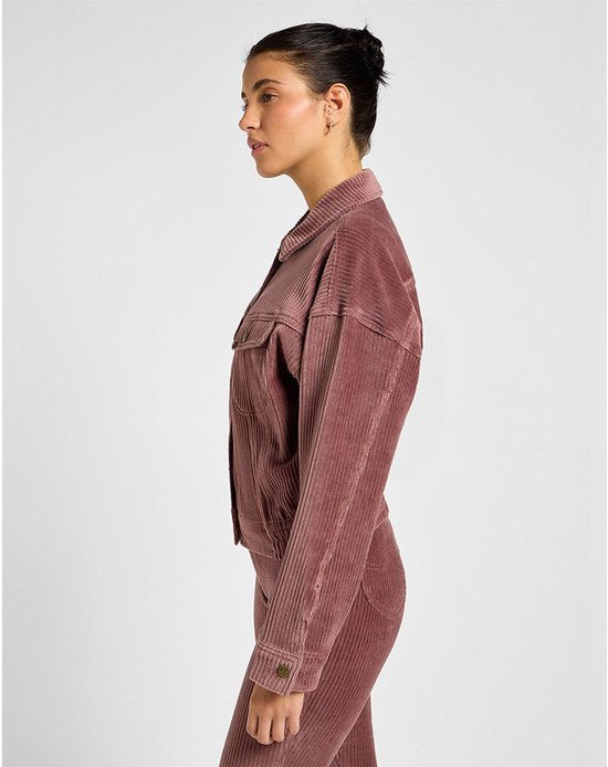 Lee Batwing Rider Jacke, rosa, Größe S, Damen