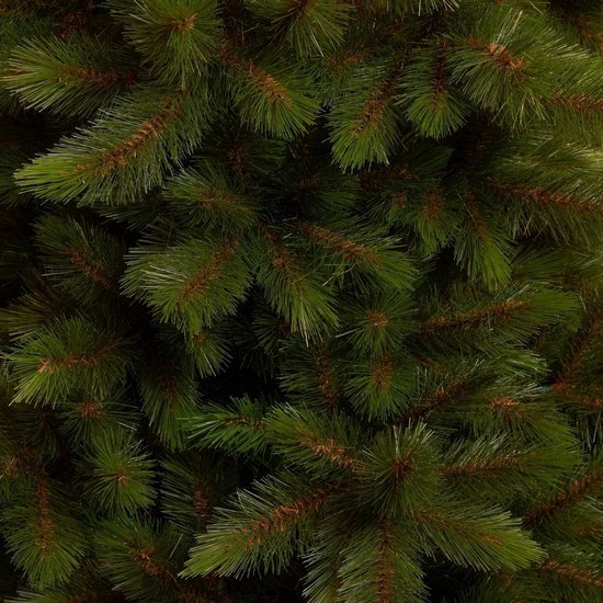 Triumph Tree Wyoming Spar – Weihnachtsbaum mit 460 Tannenzweigen und Einhängekonstruktion – Weihnachtsdekoration für den Innenbereich mit natürlicher Ausstrahlung – Kunstbaum mit harten PVC-Nadeln – H 155 x Ø 117 cm – Grün