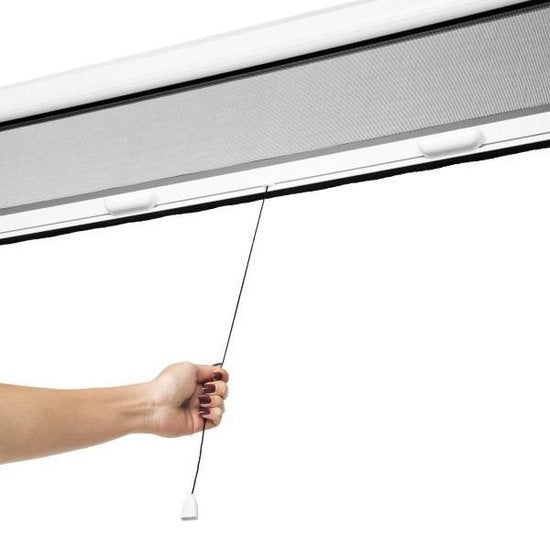 tectake - Mückenschutzvorhang - Anti-Mücken-Rollo - 110 x 160 cm - 402062