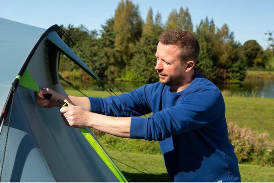 Coleman Meadowood 4L Zelt - Zelt 4 Schlafplätze - Verdunkelungszelt - grau/blau