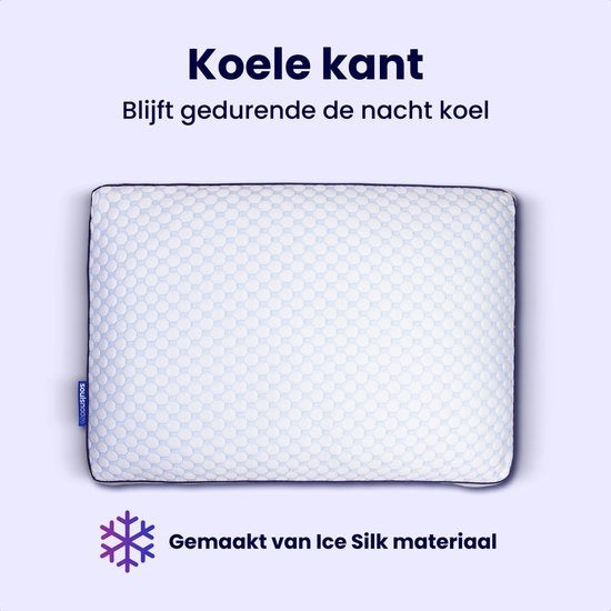 SoulsnoozeÂ® Memory Foam Pillow Dawn- 100 Nächte Probeschlaf - Individuelles Design - Nackenschmerz-Kissen - Geeignet für Rücken-, Seiten- und Bauchschläfer - Zerkleinerter Memory Foam - 50x70cm