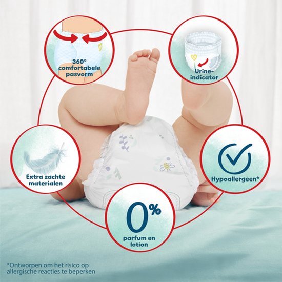 Pampers Harmonie Pants – Größe 4 (9 kg–15 kg) – 32 Windelhosen
