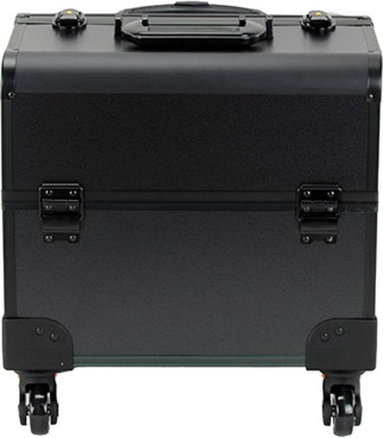 VDD - Friseurkoffer-Trolley - Schminkkoffer-Trolley - Schminkkoffer - Kosmetikkoffer - schwarz