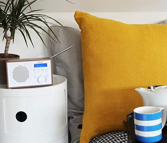 Denver - DAB46 - DAB Radio - mit UKW & DAB+ - LCD-Bildschirm - Weiß