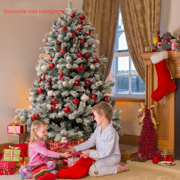 Coast Künstlicher Weihnachtsbaum - verschneit - 180 cm - PVC - Grün/Weiß