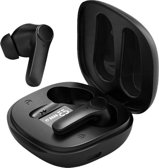 Otiume - Drahtlose Kopfhörer - Bluetooth-Kopfhörer - Drahtlose Kopfhörer - 32 Stunden Spielzeit - Hi-Fi Sound - Schwarz