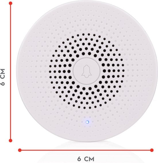 alpina Gong - Glockenspiel - für Video-Türklingel 26468 von alpina smart home - kabellos - 60 Meter Reichweite - einstellbare Lautstärke - 4 Töne
