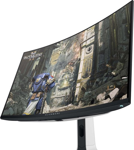 Alienware AW3225QF – 4K-OLED-Gaming-Monitor mit gebogenem Bildschirm – 1800r-Krümmung – 240 Hz – PS5-kompatibel – 32 Zoll