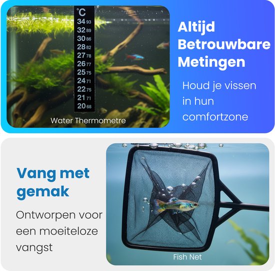 Pawesome - Aquarium Staubsauger - Bodenreiniger - Kiesreiniger Aquarium - Bodenstaubsauger - Batteriefrei