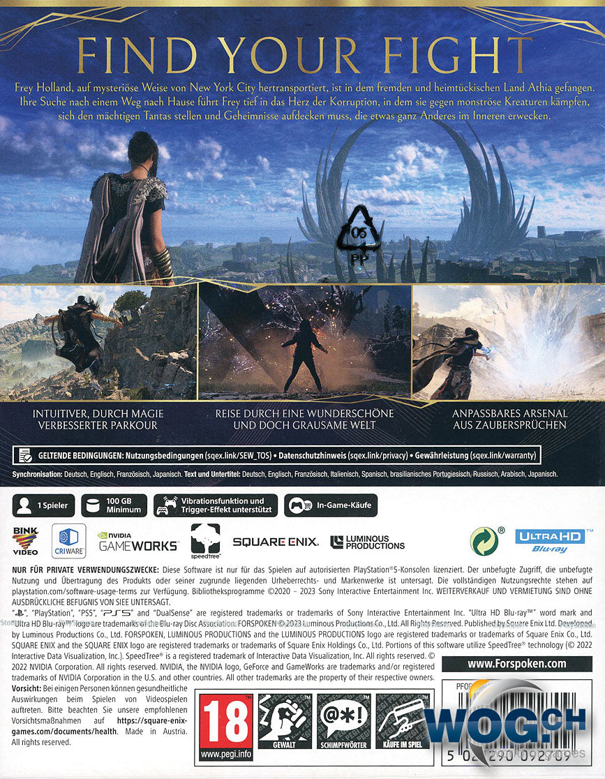 Forspoken Steelbook-Edition - PlayStation 5