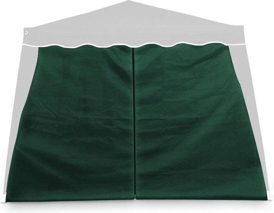 Casaria 2x Seitengiebel Faltpavillon Capri grün 3x3m