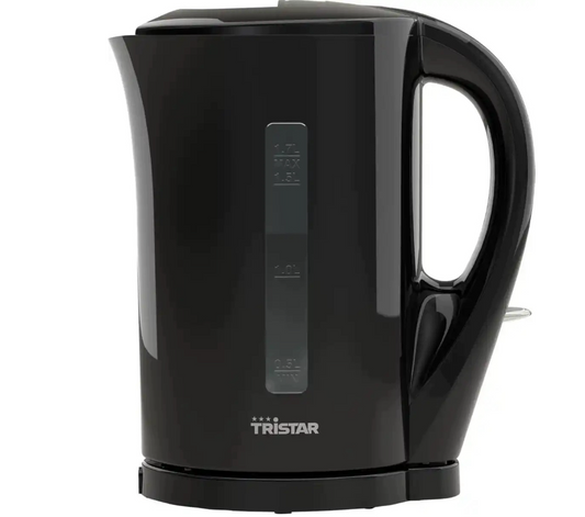 Tristar Wasserkocher WK-1349 KL – 1,7 Liter – 2200 Watt – Schwarz