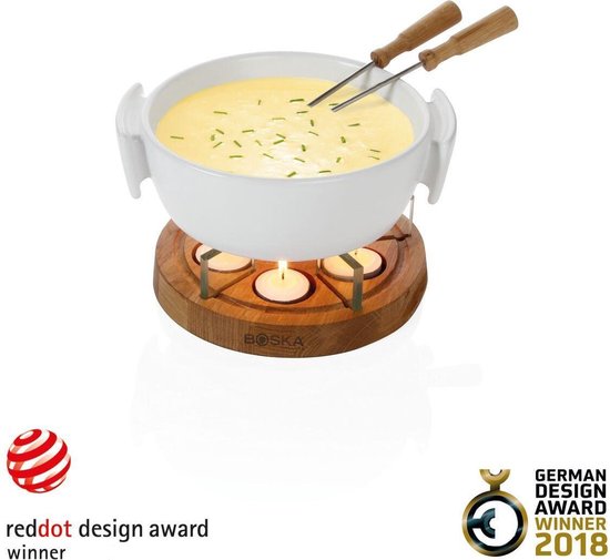 Boska Candlelight Fondue Twinkle - Für 1.200g Käsefondue - 1,6 Liter