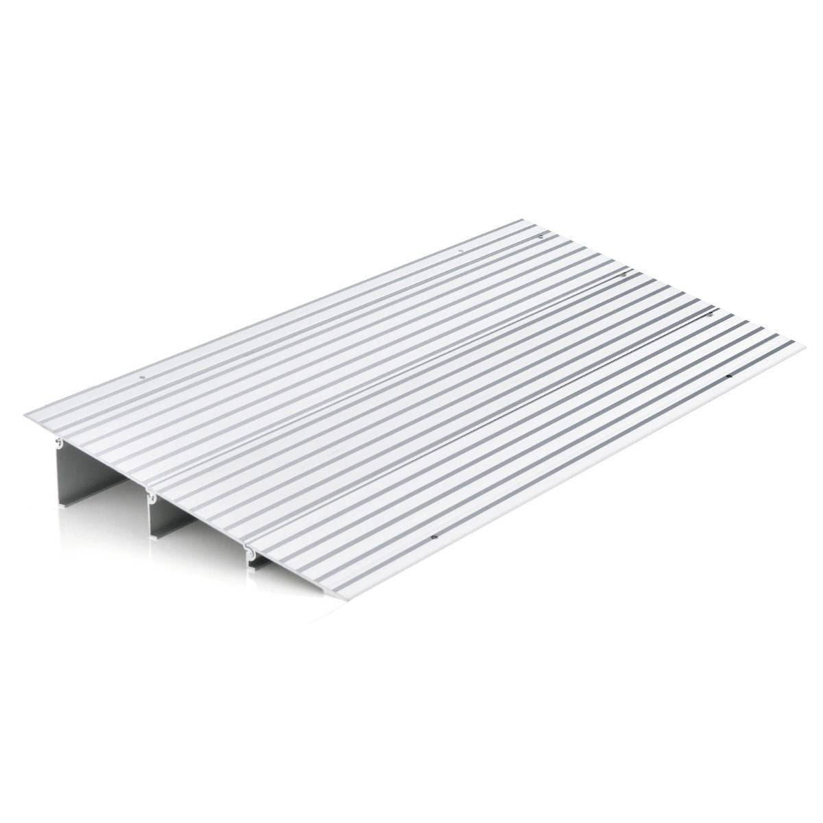Schwellenrampe 8,5 cm Höhenverstellbarer, stabiler Aluminiumrahmen Rutschfeste Oberfläche 317 kg Tragkraft