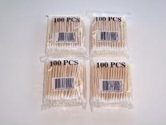 Wattestäbchen aus Holz – 100 Stück