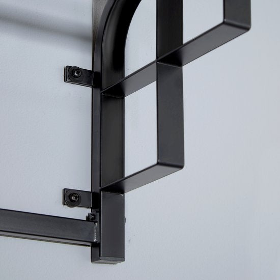 tectake - Wandgarderobe mit Hutablage Westwood - industrial dark - 404433