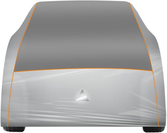 tectake® Car Cover - Outdoor Autosegel - Hagelschutz - Wasserdichte Decke mit 3 verstellbaren Gurten - Atmungsaktiv - Autoschutzdecke mit Aufbewahrungstasche - Kompatibel mit vielen Modellen - Größe (LxBxH) 571 x 203 x 145 cm - Für SUV oder Van