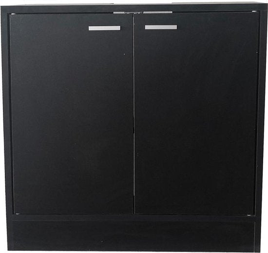 Waschtischunterschrank - Badmöbel - schwarz