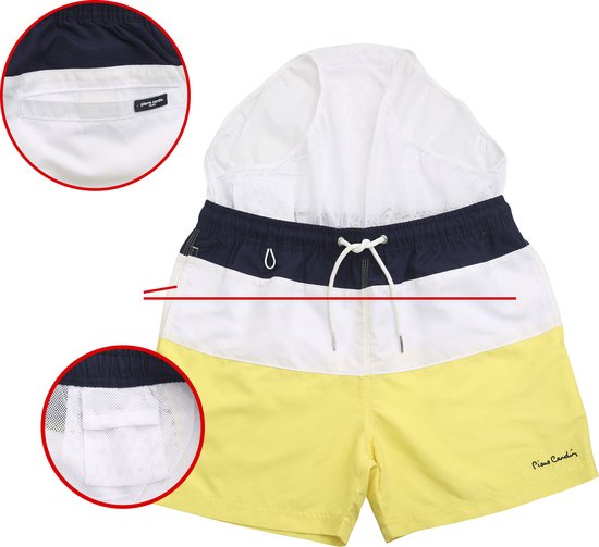 Pierre Cardin - Blocked Swim Short für Herren - Multi - Größe XXL