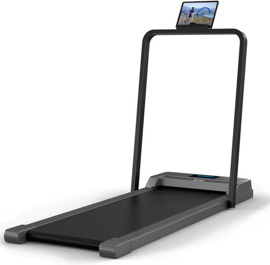 Brixy Laufband - 1-10km/h - Walking-Laufband - LED-Anzeige & Fernbedienung - Bluetooth - App - Walking Pad - Anthrazit
