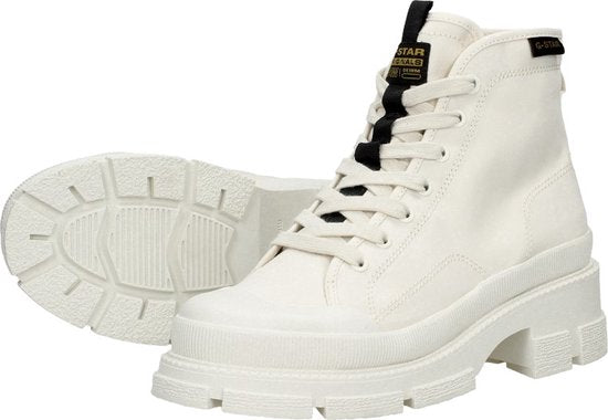 G-Star Aefon II Mid CVS W Schnürschuhe Absatz - off-white - Größe 41