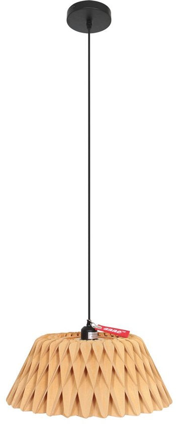 Anne Lighting – Hängeleuchte – Maze – natur – Holz – Ø 46 cm – E27 – 3490E