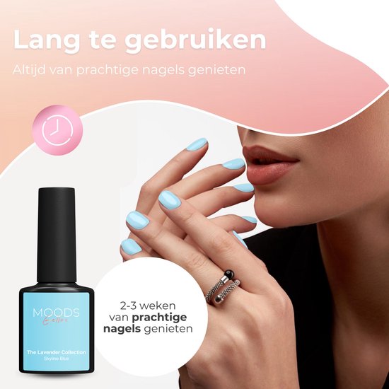 Moods Gellac 6-teiliges Set - Gel-Nagellack Starter Pack - Gel-Nagellack - 8ML - The Lavender Collection - Gellac - Nägel - Chic Colours