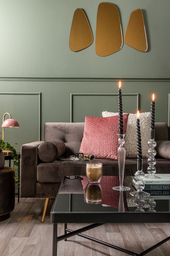 Couchtisch Smooth - Groß - Quadratisch Matt Schwarz - 80x80x40cm