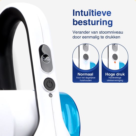 Samako - Royal Elite Dampfreiniger - Handdampfer - Teppichreiniger - weiß