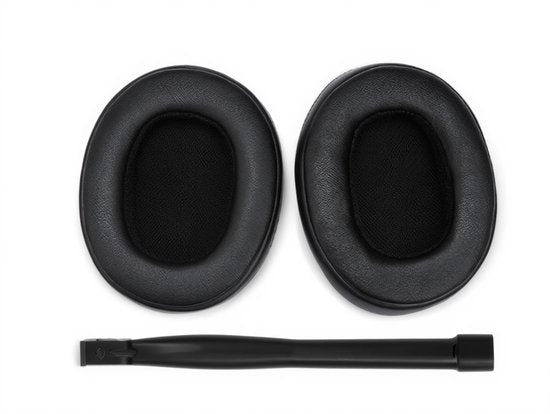 Ohrpolster-Set für Skullcandy-Kopfhörer – Crusher-Ohrpolster – Crusher Wireless/Crusher Evo/Crusher ANC/Crusher 360/Hesh 3/Hesh Evo/Hesh ANC/Venue Wireless – Kunstleder mit Memory-Schaum – Schwarz