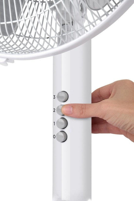 BLACK+DECKER Stativventilator BXPF60E - Ã˜ 40 cm - 60 Watt - Weiß