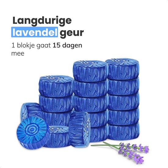 Toilettenreiniger-Tabs – 36 Stück – Einbau-Spülkasten – WC-Tabs – Toilettenreiniger-Tabs – Fresh Discs – Magnolia – Vorteilspackung
