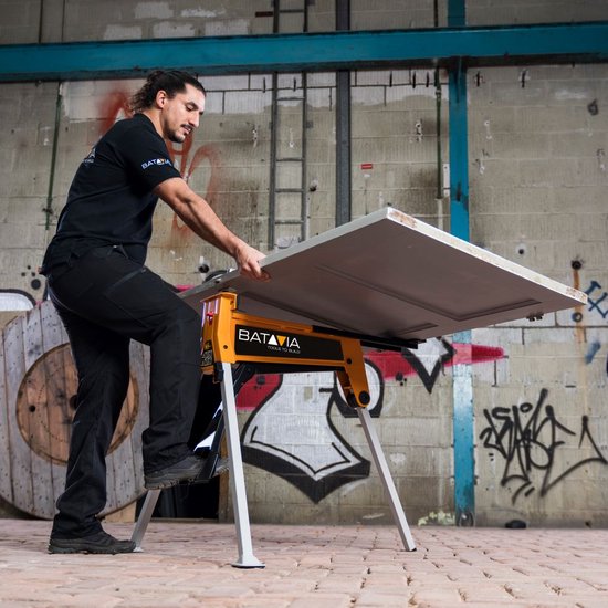 Batavia Kompakte Werkbank und Spannsystem - Max. Belastbarkeit 150kg - Spannbereich 965mm - orange