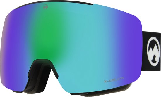 MowMow LOCAL Skibrille Männer L/XL + Extra Scheibe - Magnetisch - Bio-Frame - R-Strap - UV400