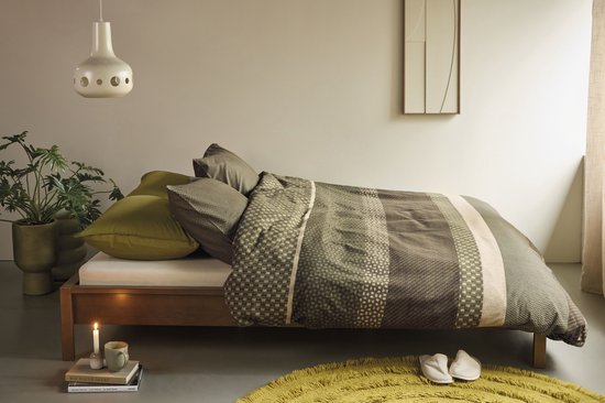 Beddinghouse Fera Bettbezug – Doppelbett – 200 x 200/220 cm – Grün