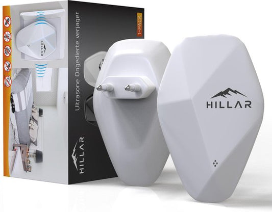 Schädlingsbekämpfung - EFFEKTIVE Schädlingsbekämpfung - Ultraschall - Mäuse vertreiben - Ameisen - Spinnen - Schaben - Ratten - Mücken - Ultraschall-Insektenvernichter - Gegen Fliegenbefall - Wespenbefall - Mausbefall - DUO weiß