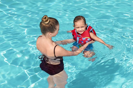 Bestway Disney Mickey Mouse Weste UPF 50+ 51 cm 1 bis 3 Jahre Schwimmbad und Strand 09101