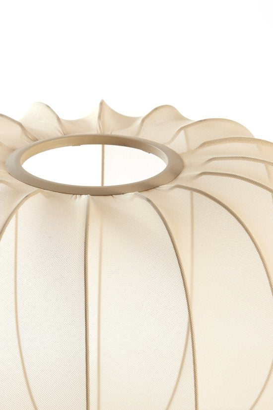Light & Living – Lampenschirm – Plumeria – beige – Stoff – Ø 50 cm – E27 – 2981627