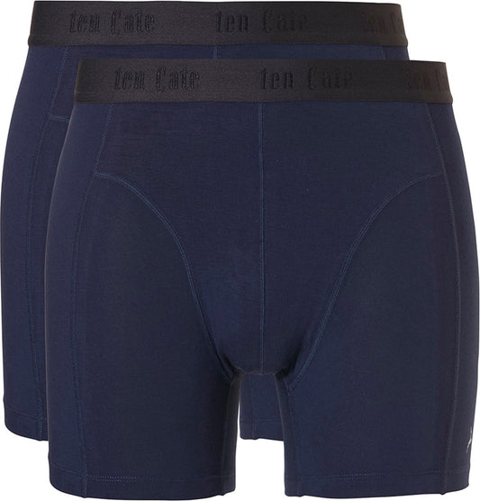 Ten Cate Basics Bamboo Shorts - Schwarz Iris - 2er-Pack - Männer - Größe S