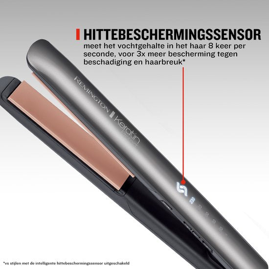 Remington S8598 Keratin Protect Intelligent Glätteisen – Keratin & Mandelöl